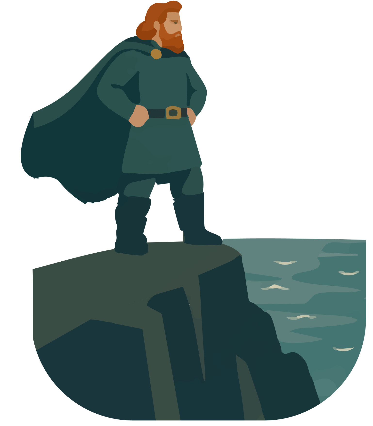 The wild Irish coast